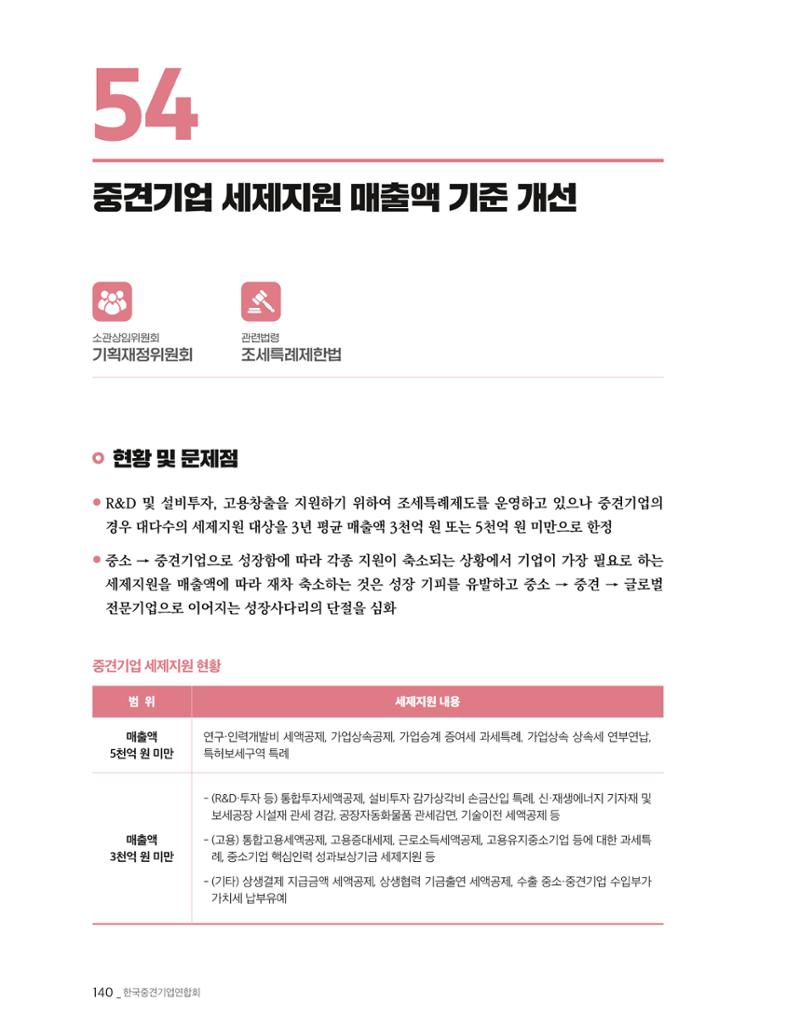 제22대 국회 중견기업계 입법과제 141페이지