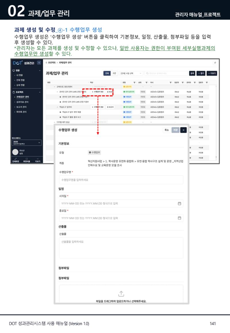 DOT 매뉴얼 141페이지