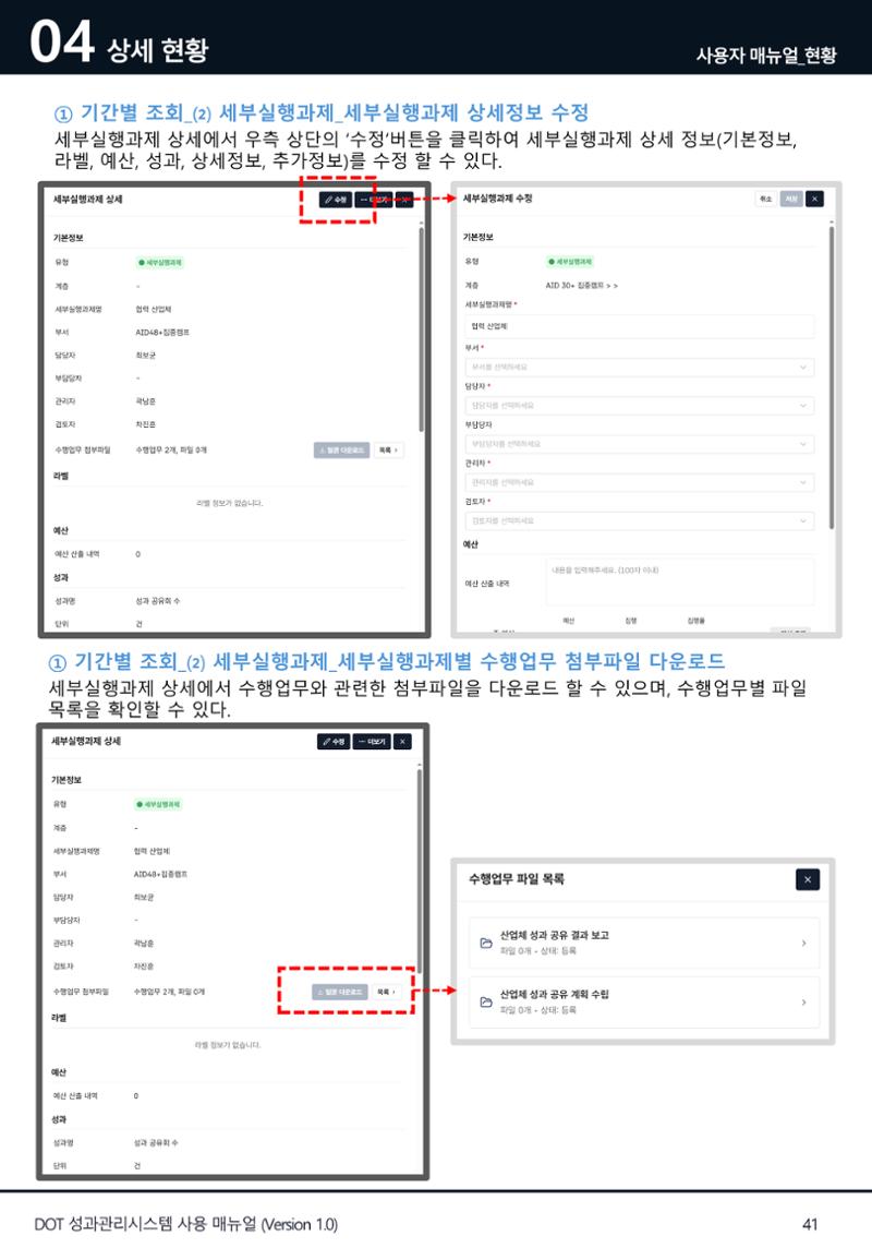 DOT 매뉴얼 41페이지