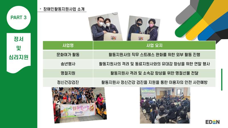 2024년 에덴장애인종합복지관 사업안내 13페이지