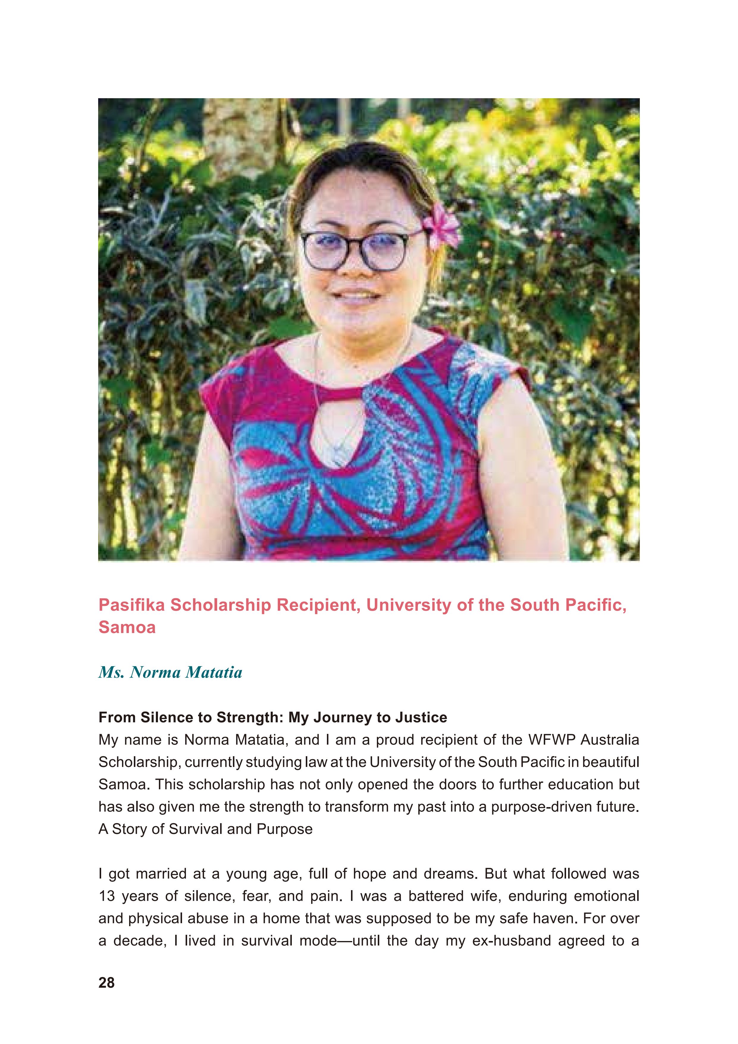 WFWP Annual Report 2025 28페이지