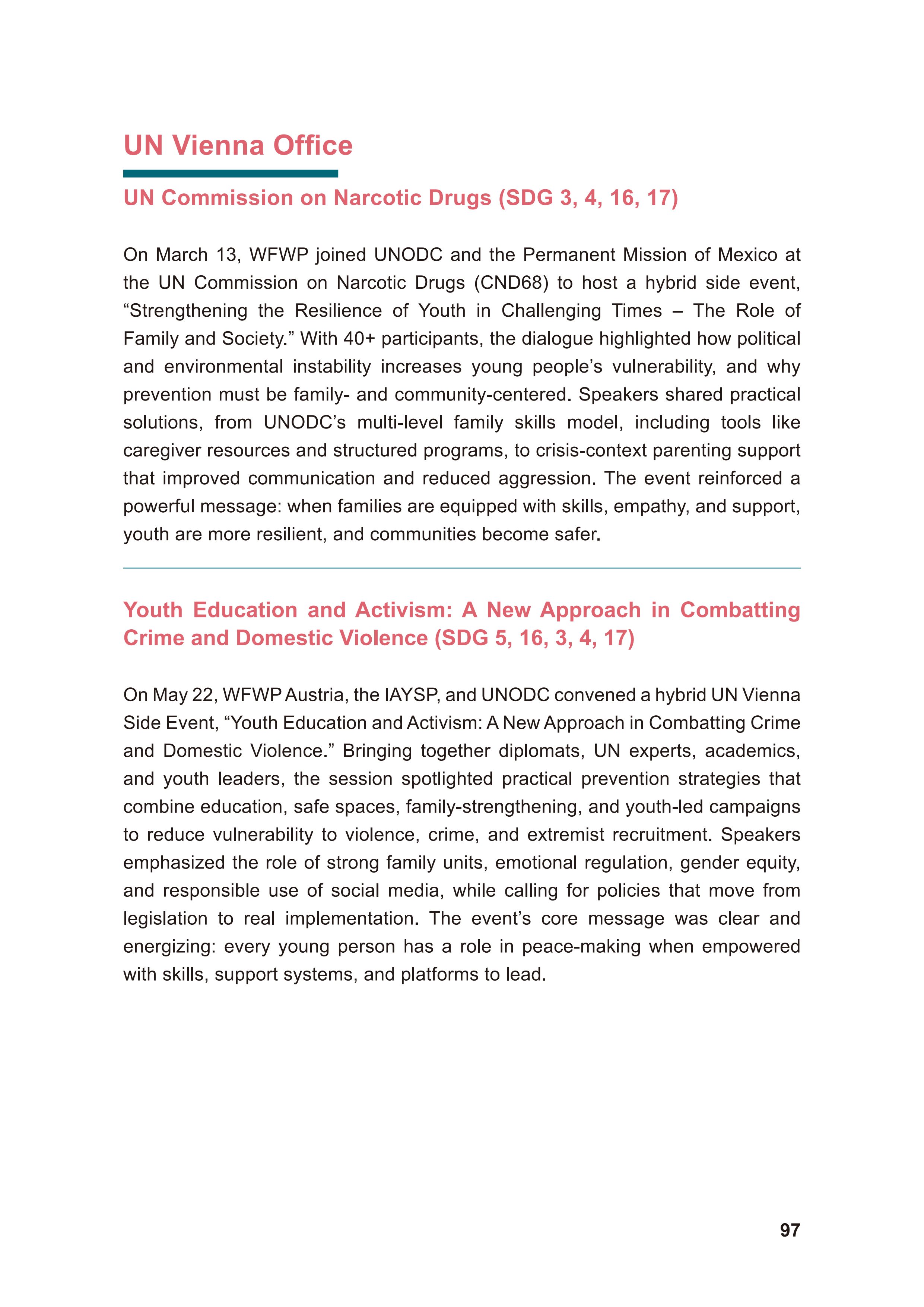 WFWP Annual Report 2025 97페이지