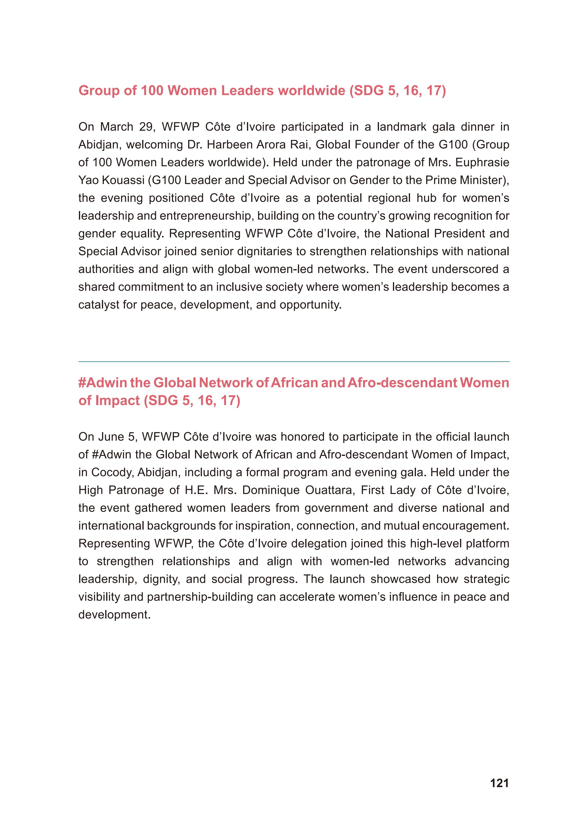 WFWP Annual Report 2025 121페이지