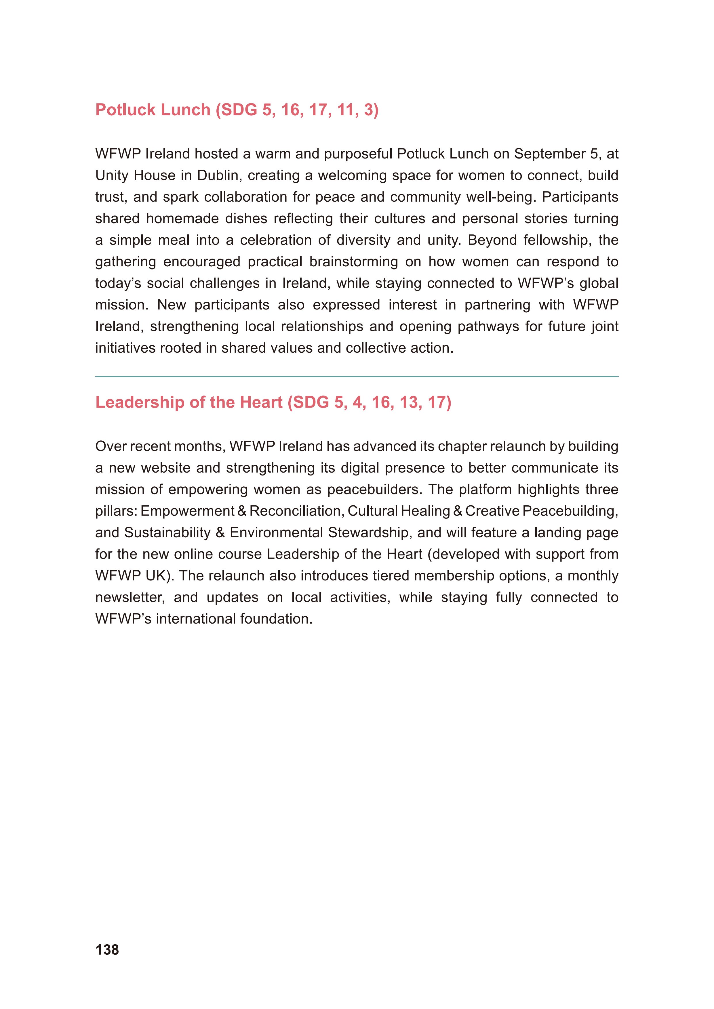 WFWP Annual Report 2025 138페이지