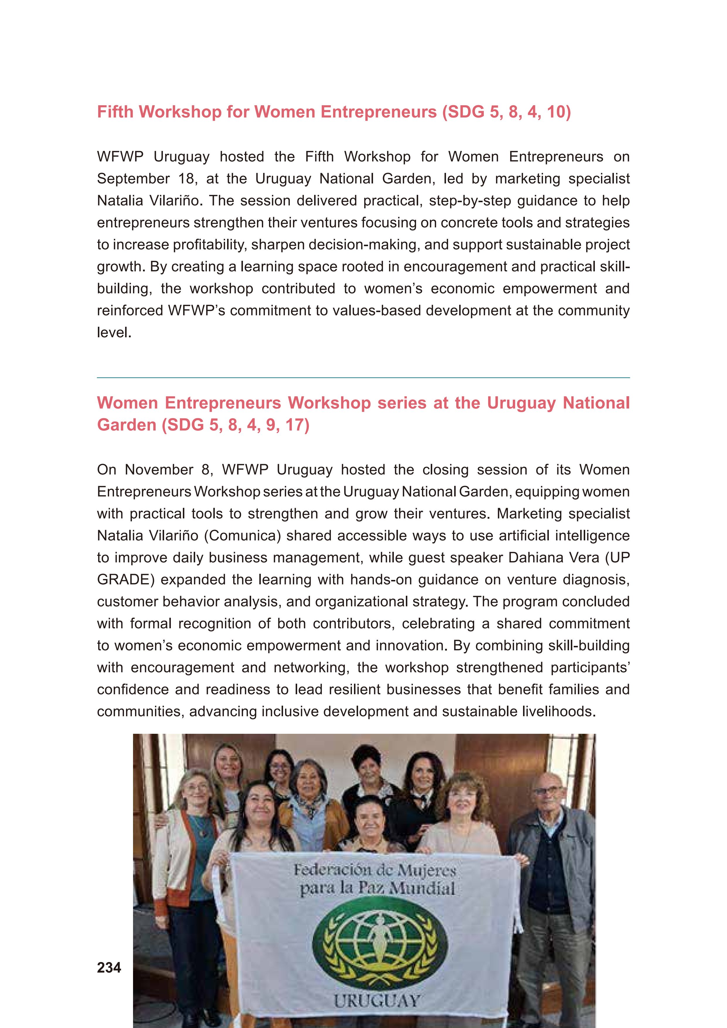 WFWP Annual Report 2025 234페이지
