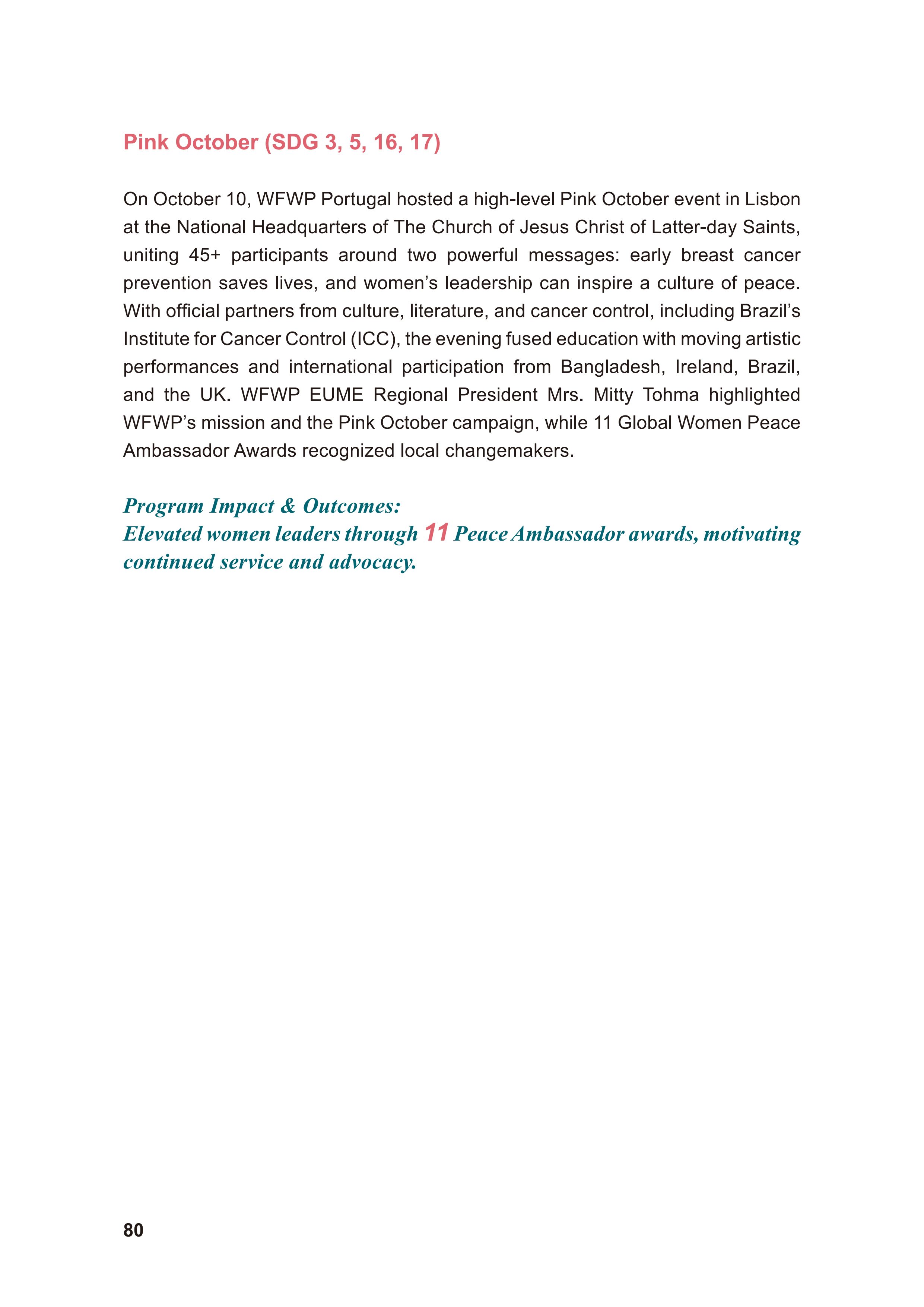 WFWP Annual Report 2025 80페이지