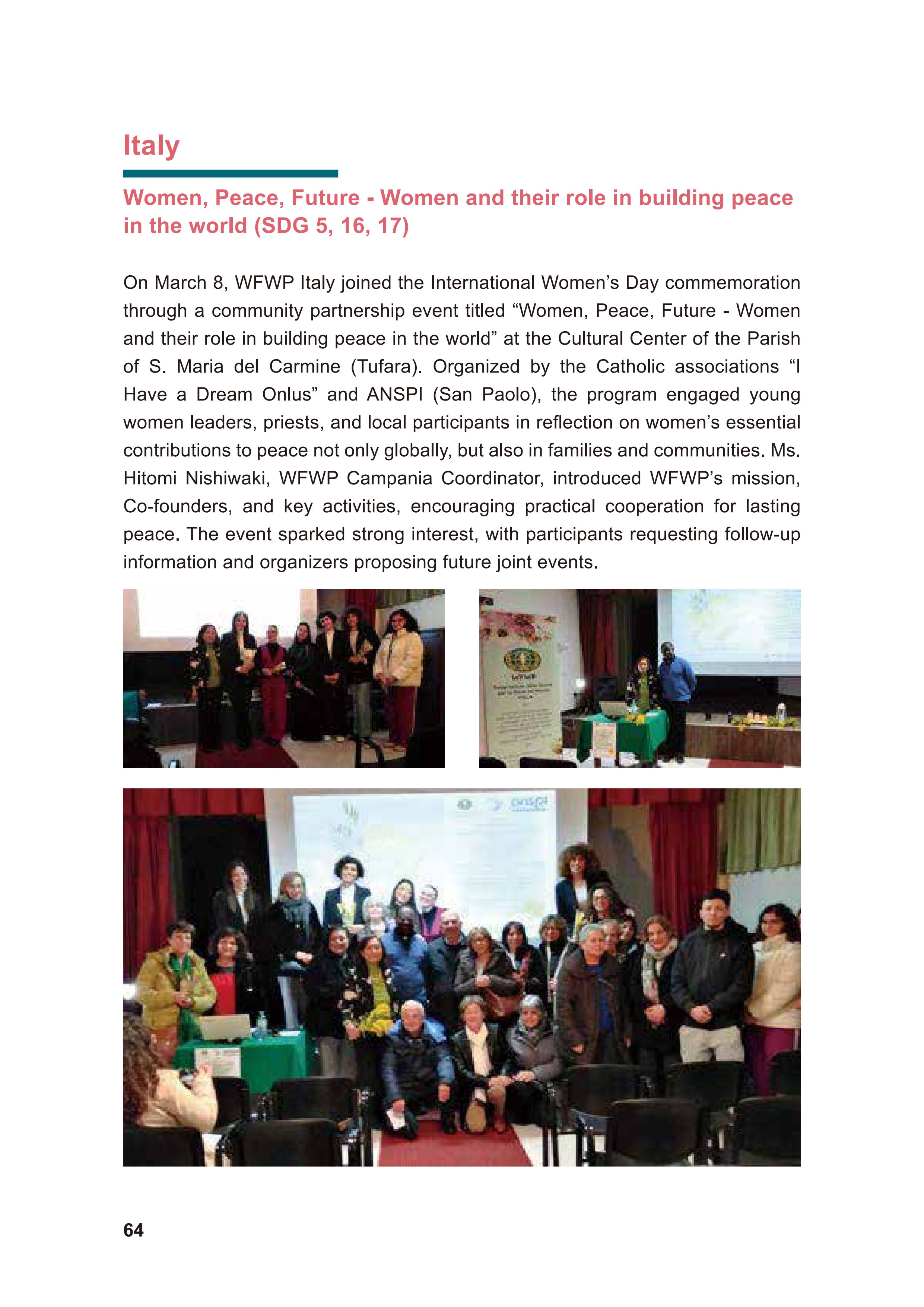 WFWP Annual Report 2025 64페이지
