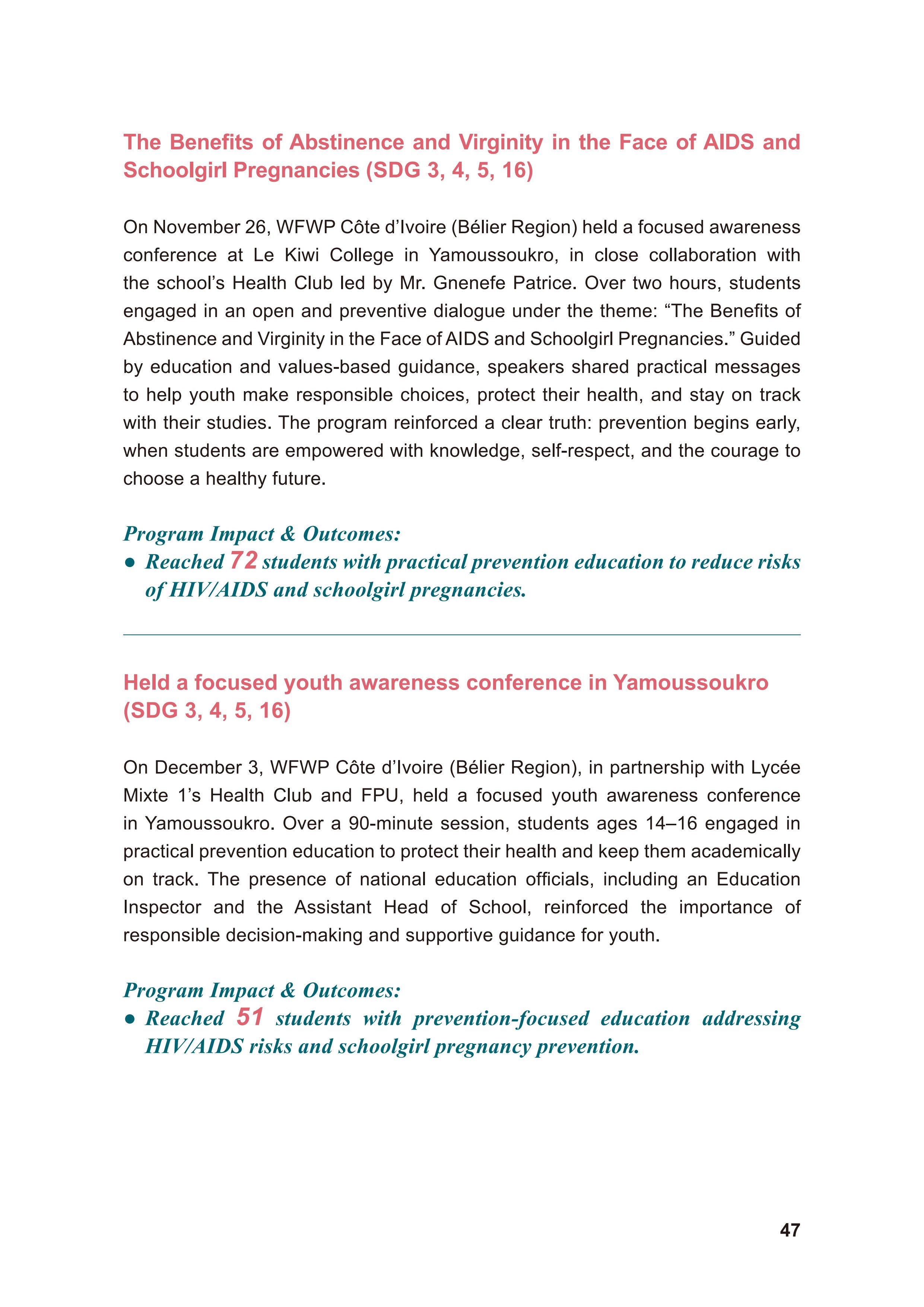 WFWP Annual Report 2025 47페이지