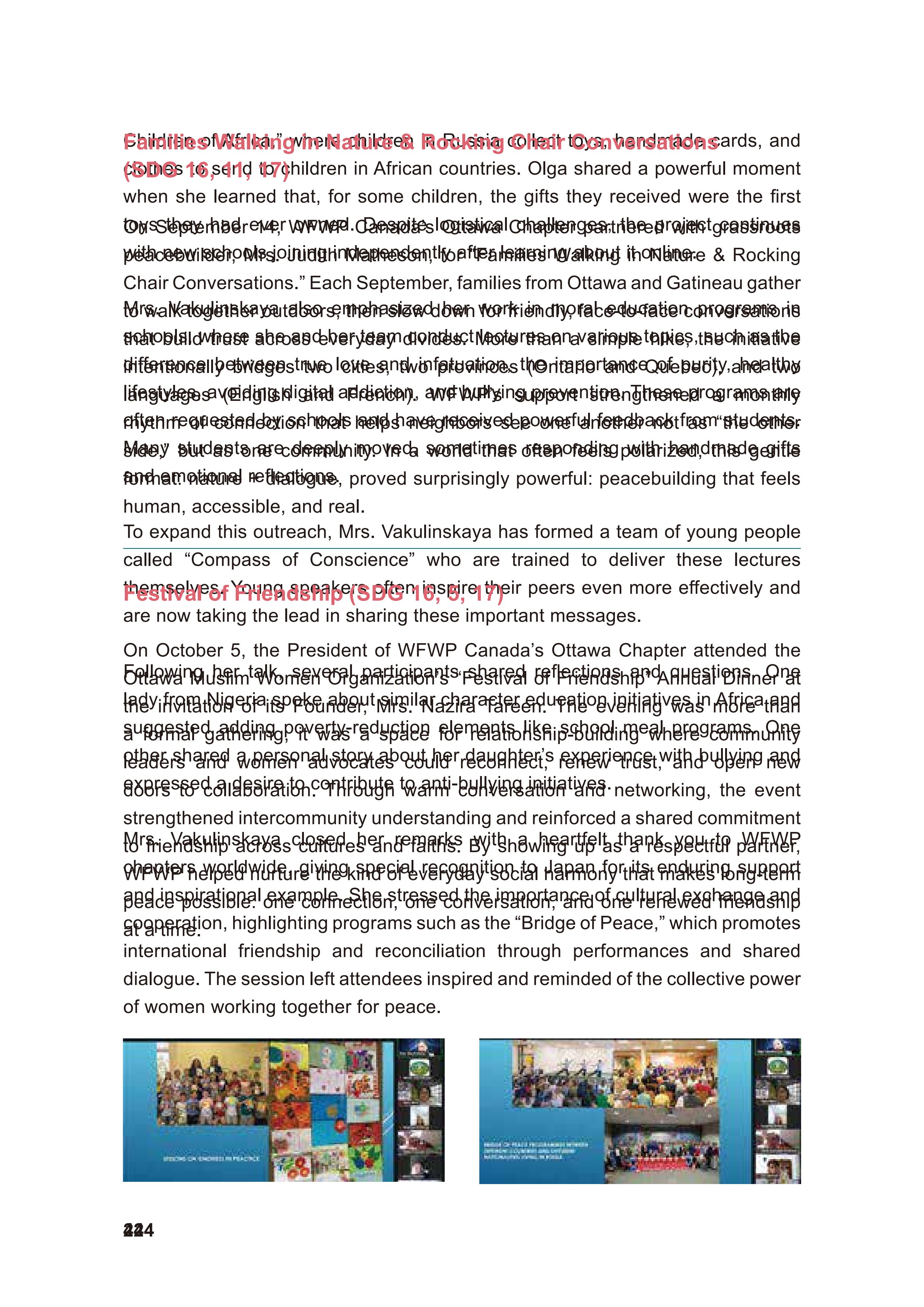WFWP Annual Report 2025 244페이지