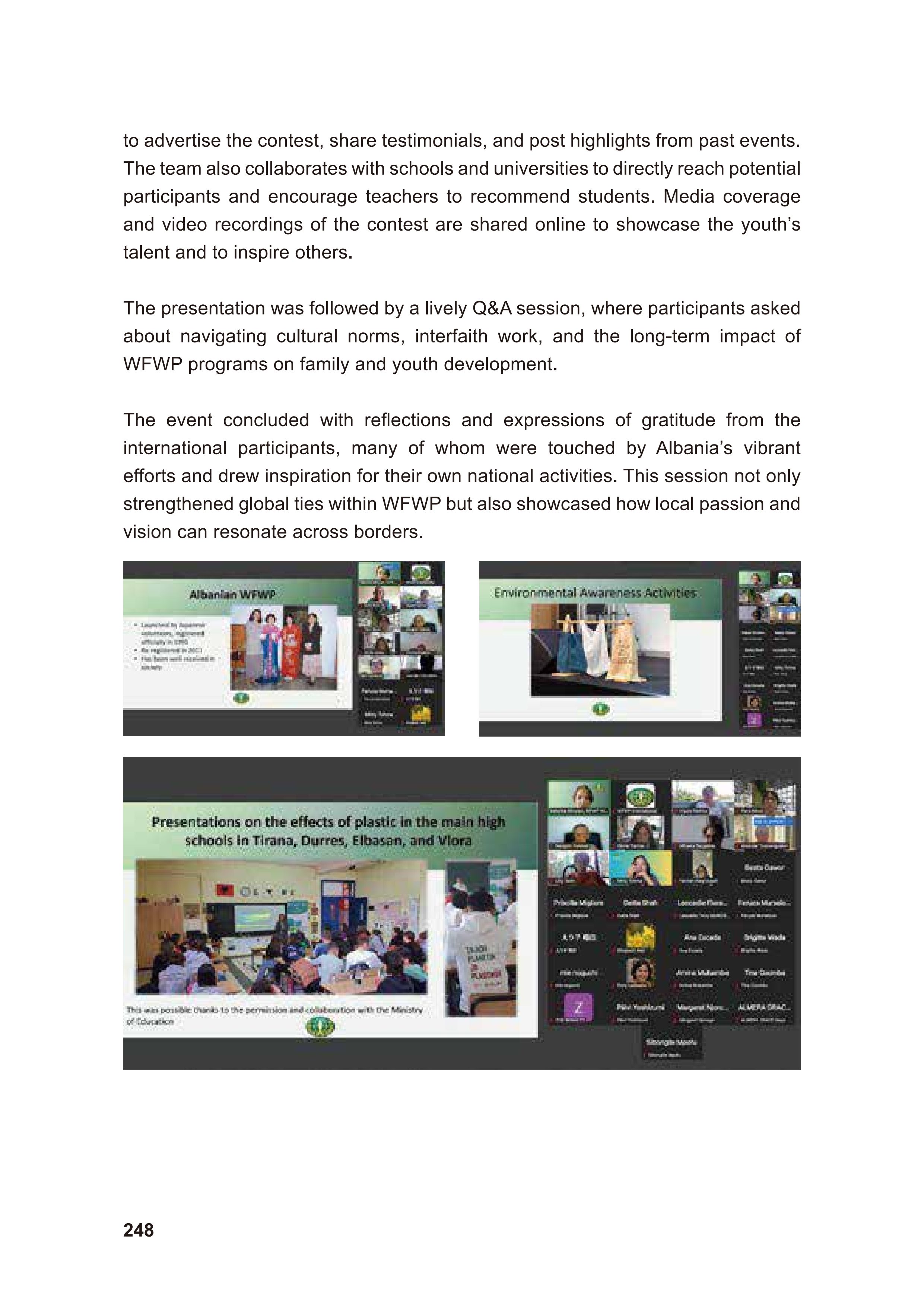 WFWP Annual Report 2025 248페이지