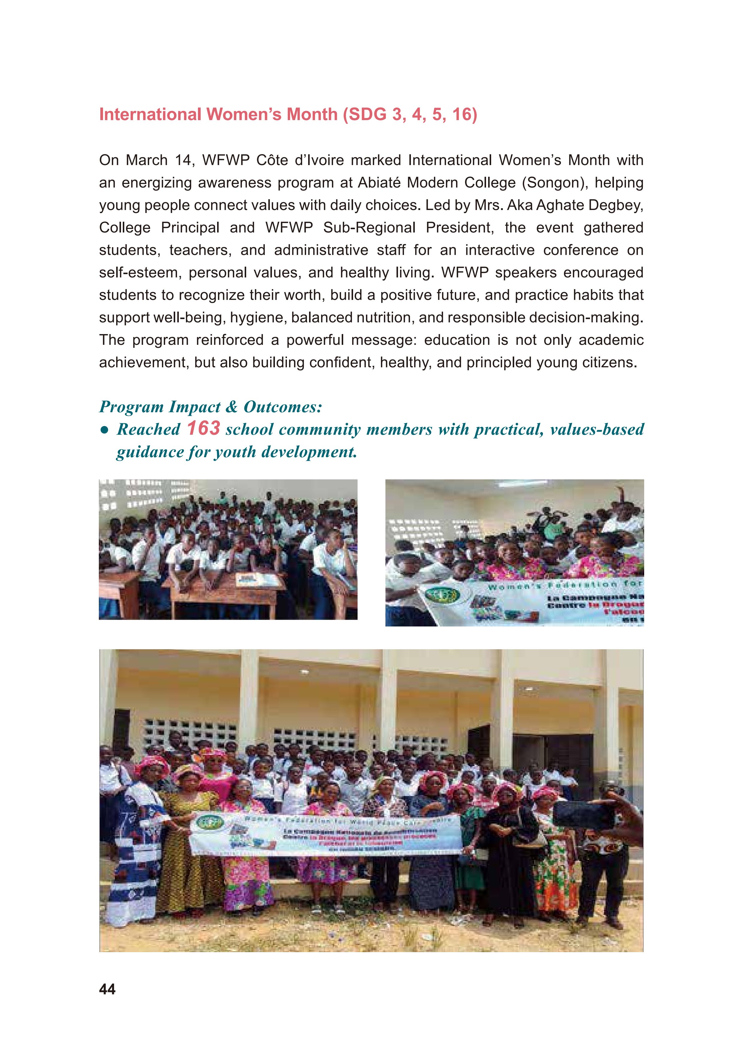 WFWP Annual Report 2025 44페이지