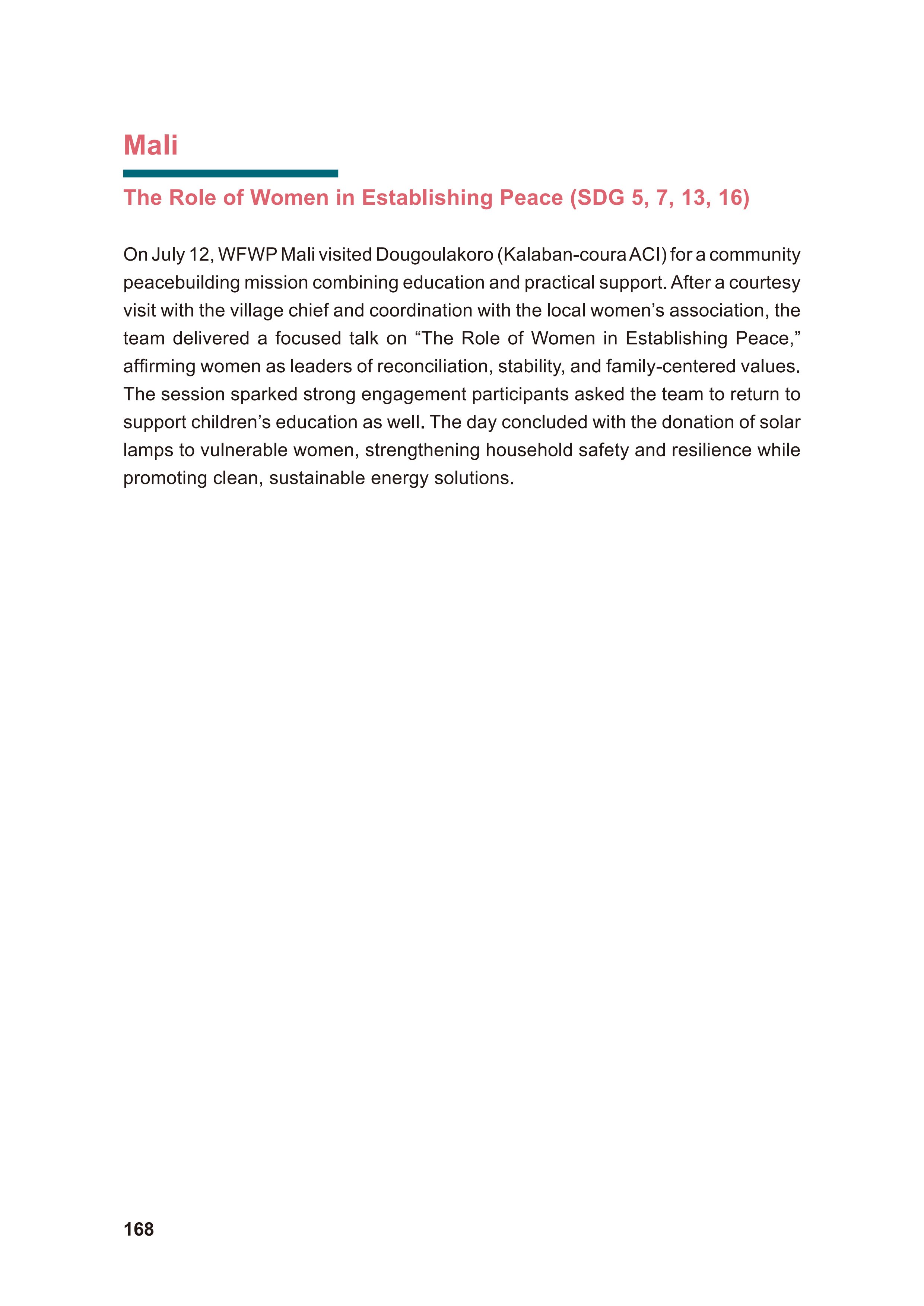 WFWP Annual Report 2025 168페이지