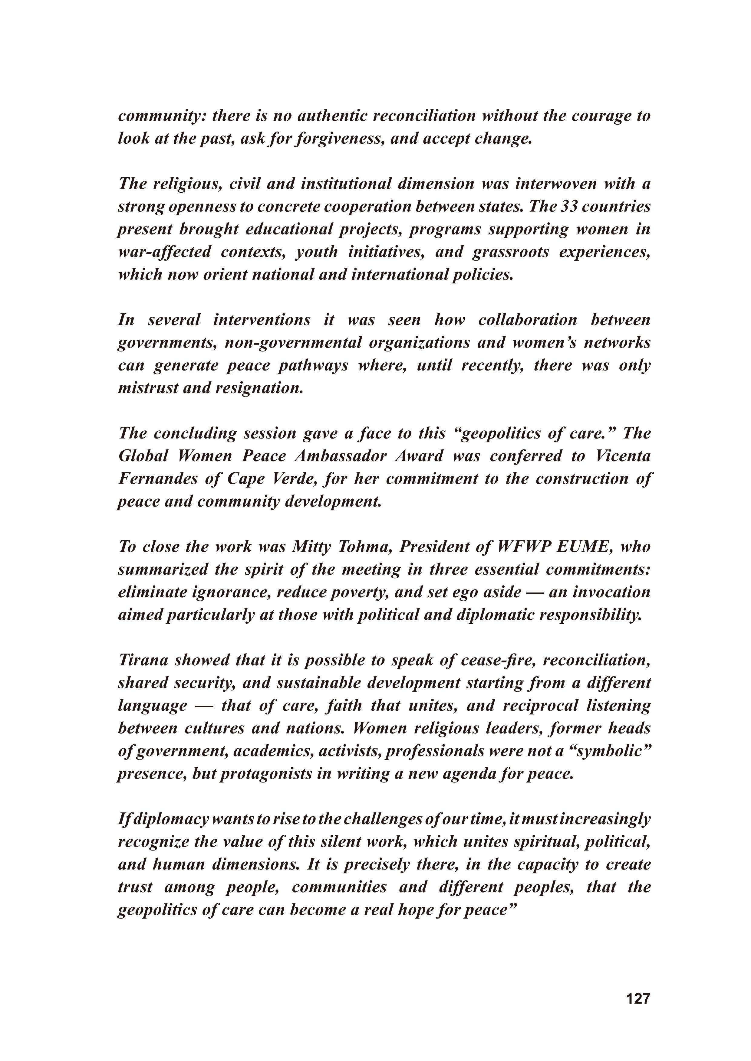 WFWP Annual Report 2025 127페이지