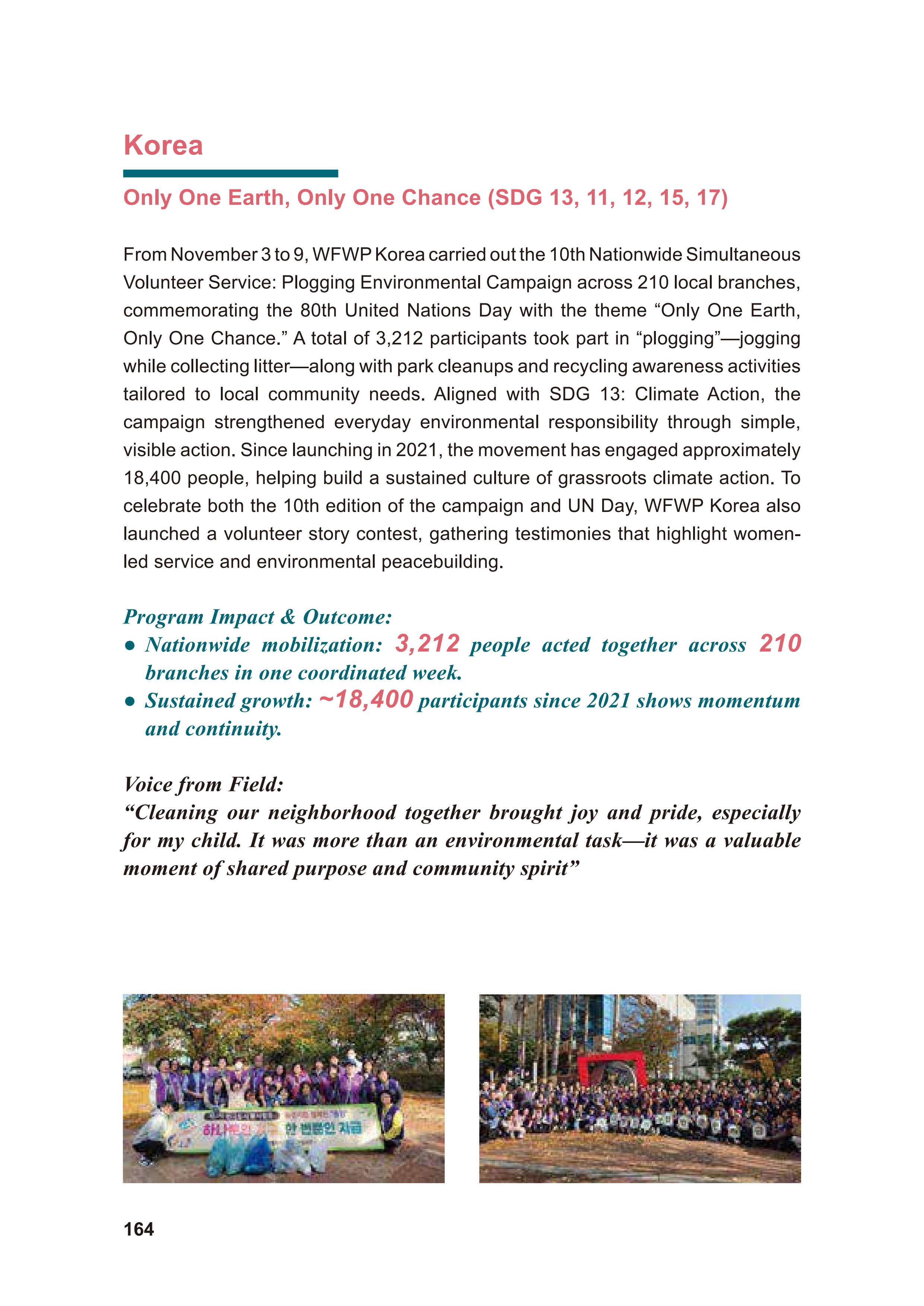 WFWP Annual Report 2025 164페이지