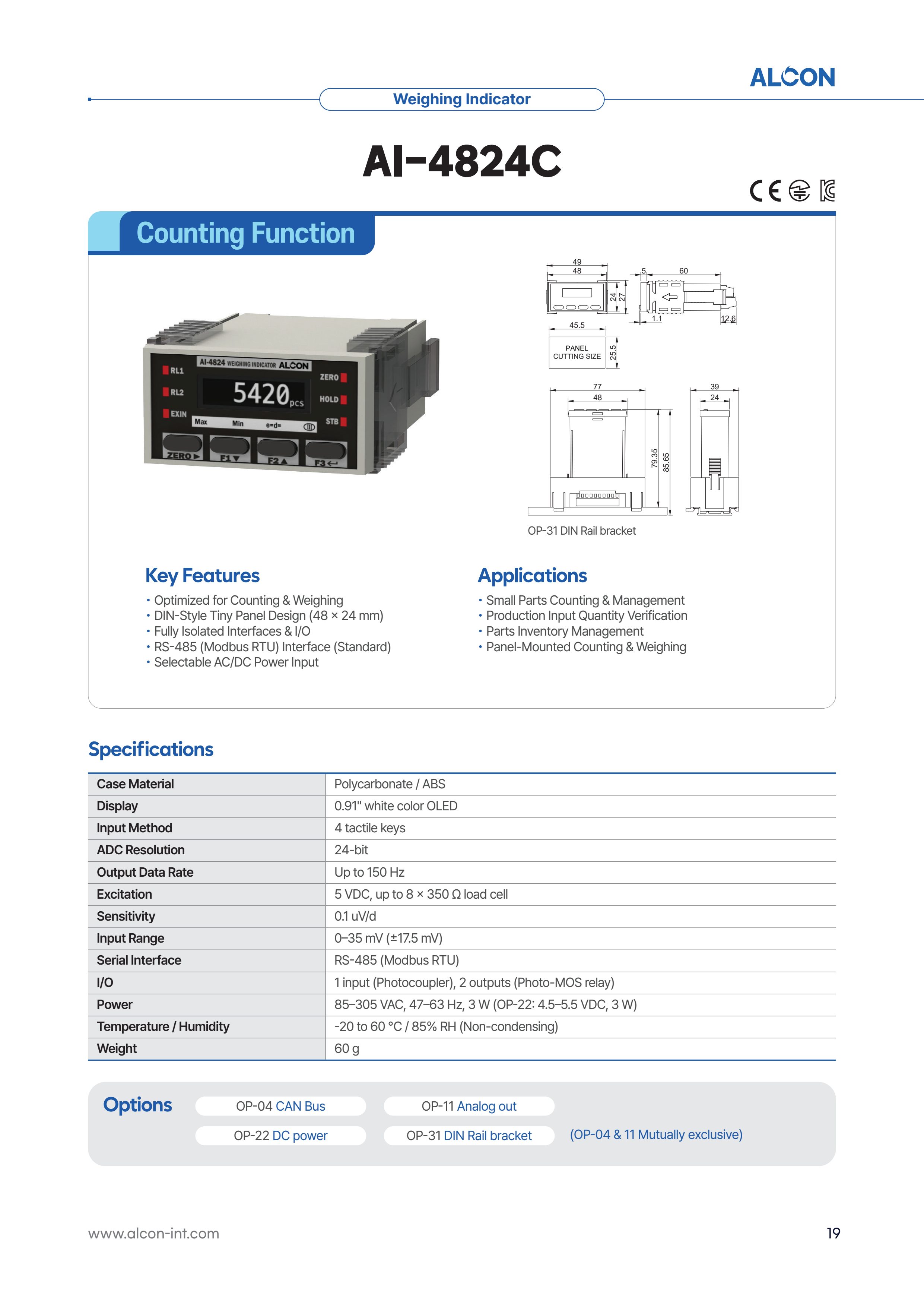 ALCON CATALOG 19페이지
