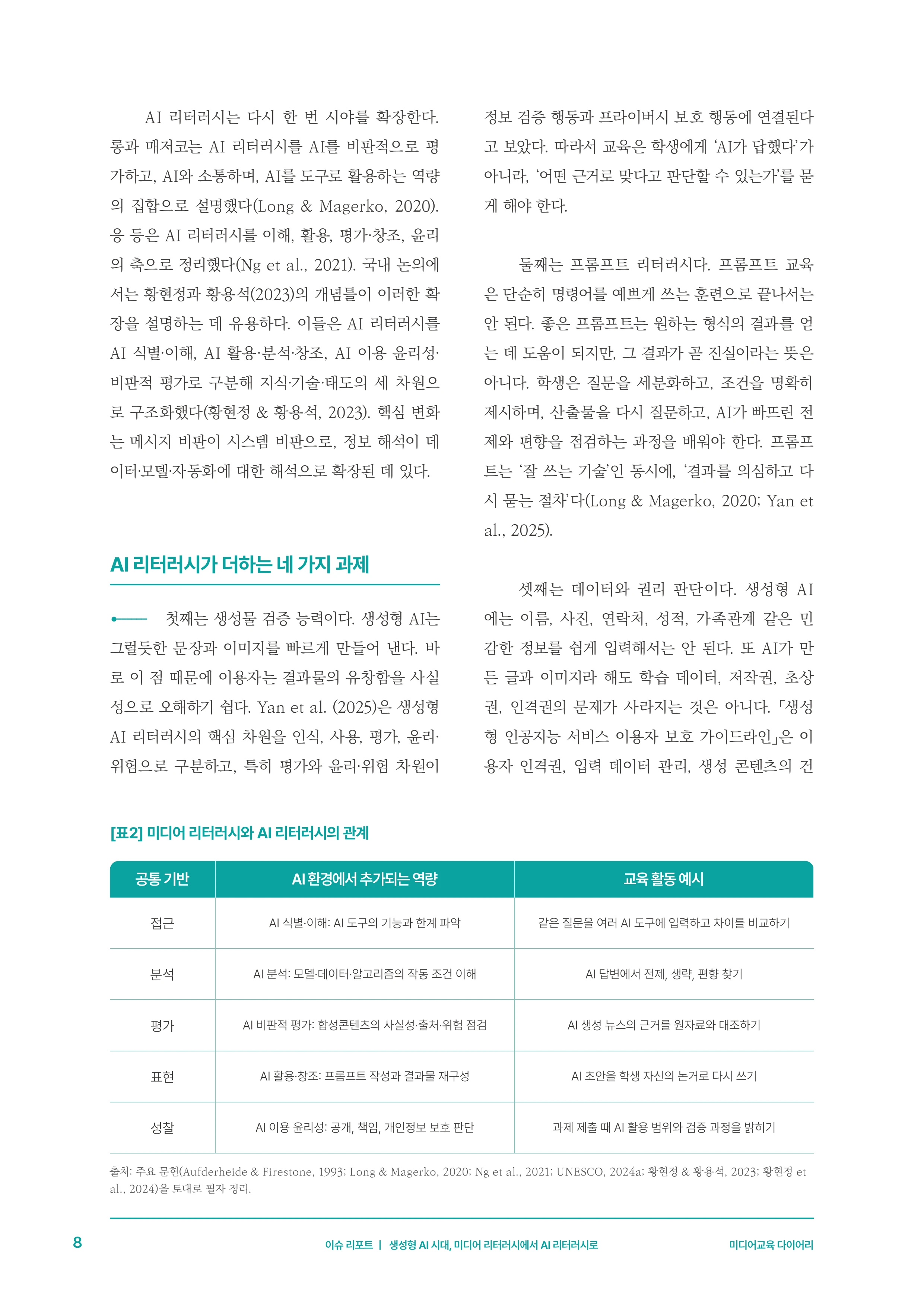 미디어리 30호_‘생성형 인공지능(AI) 시대’ AI 리터러시를 말하다 9페이지