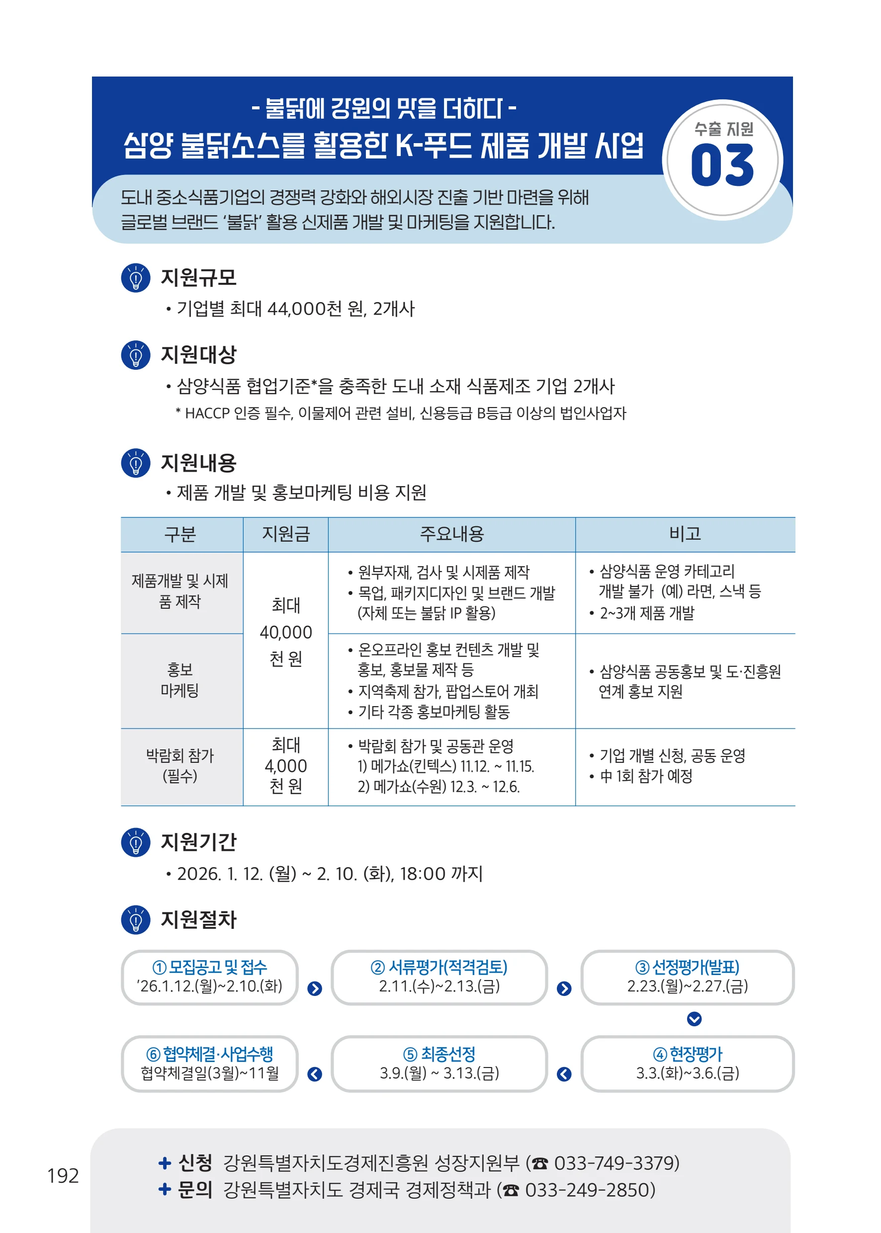 2026 중소기업 지원사업 안내 16페이지