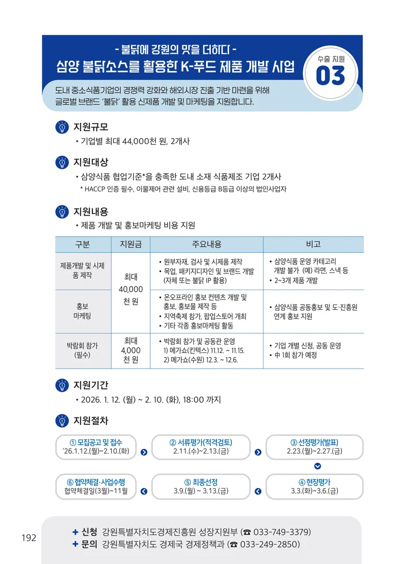 2026 중소기업 지원사업 안내 16페이지