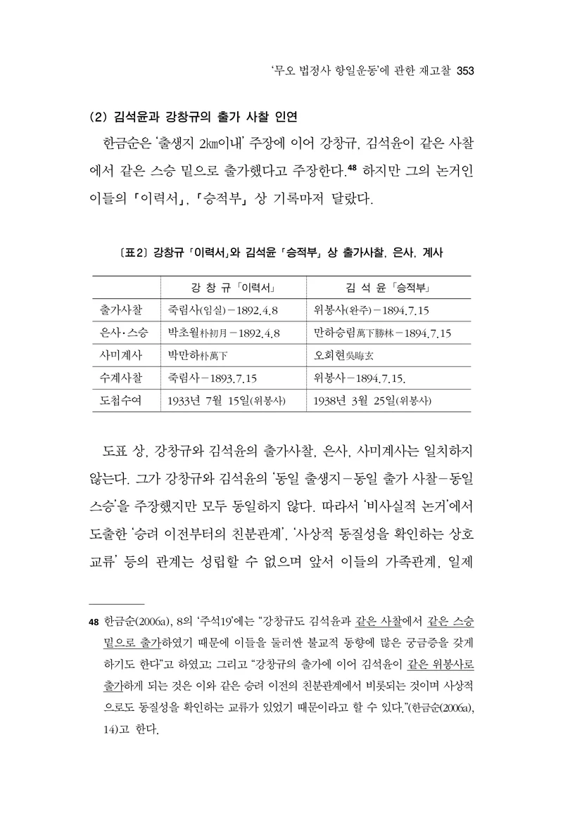  한마음연구 17집 2026년 8월  355페이지
