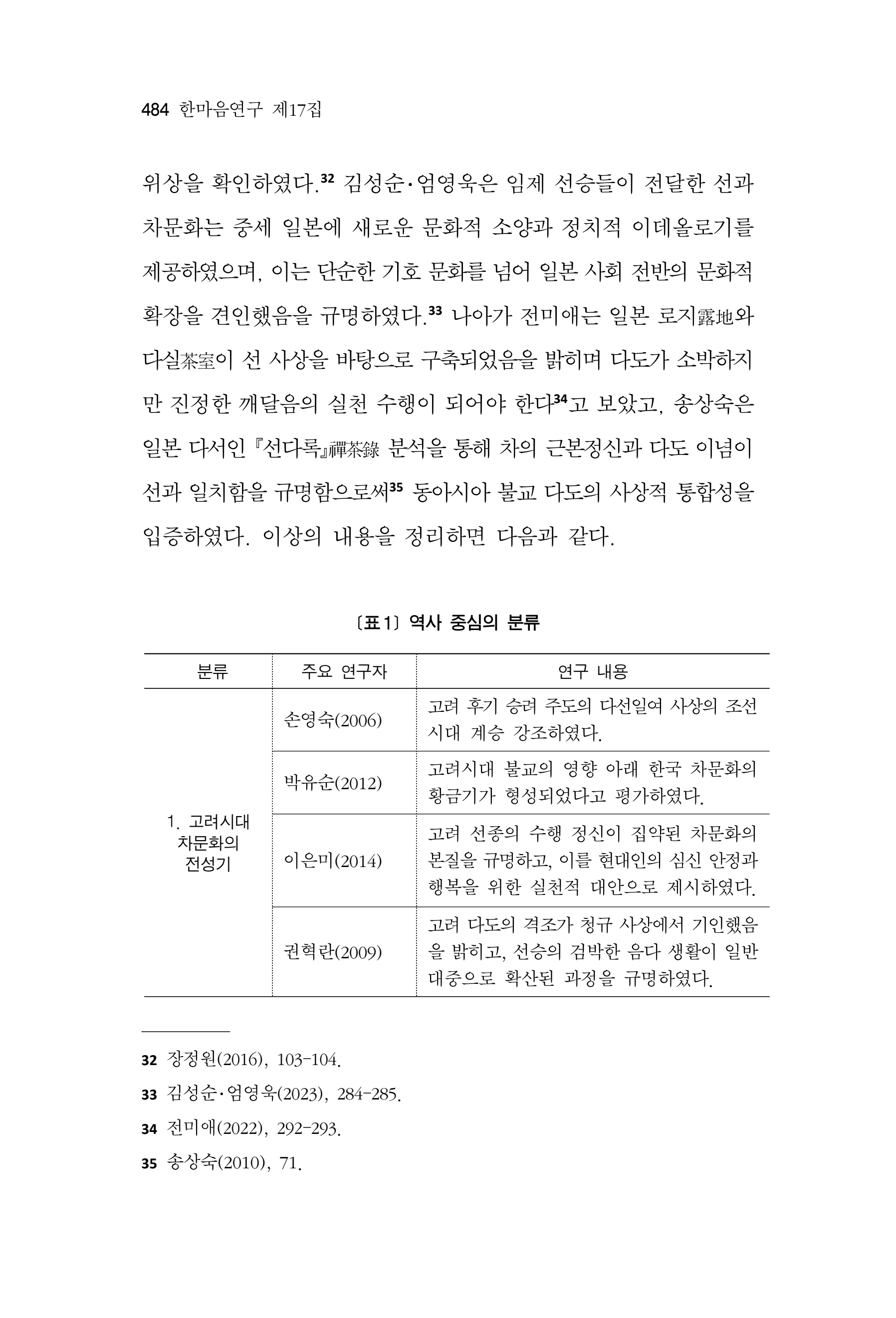  한마음연구 17집 2026년 8월  486페이지