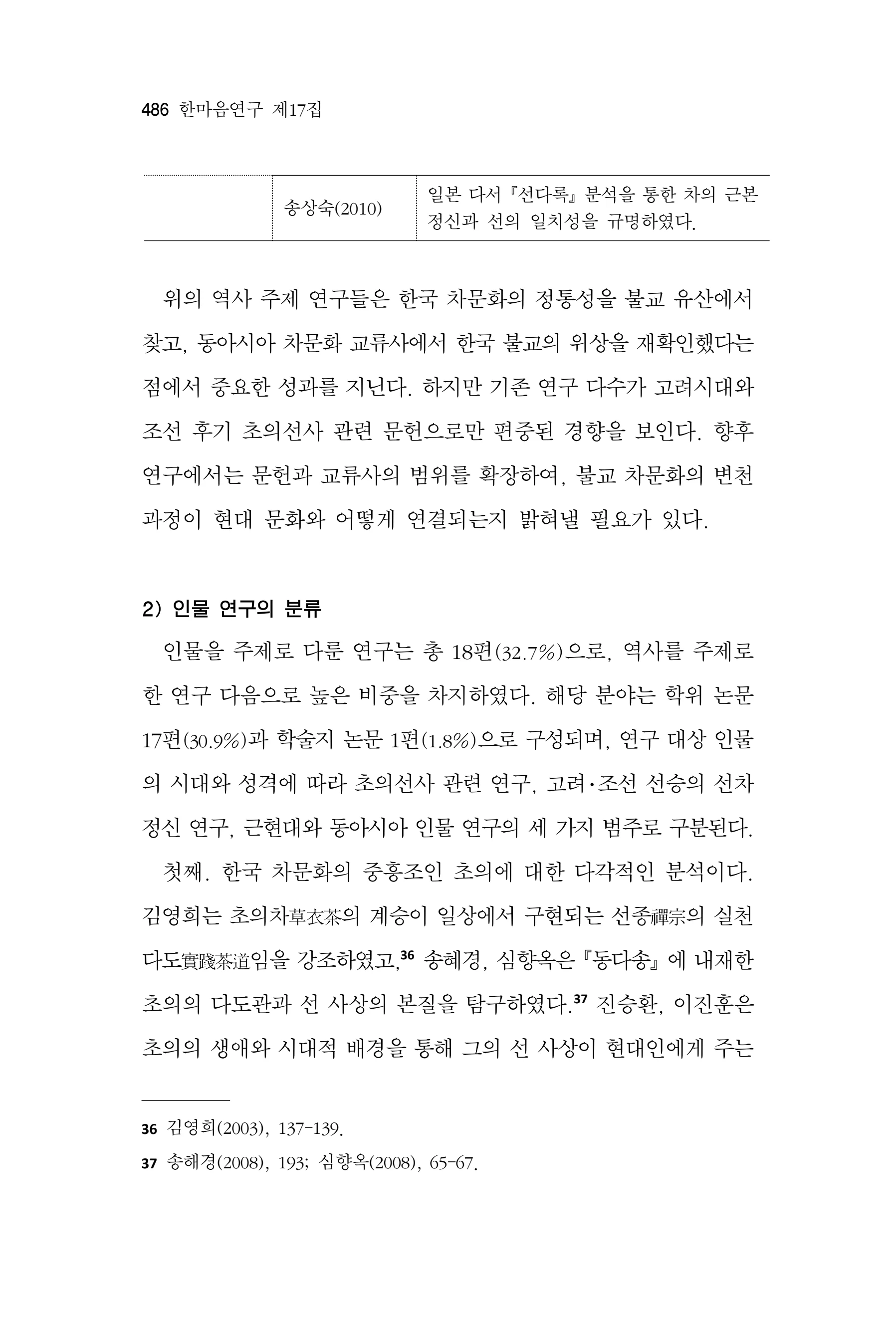  한마음연구 17집 2026년 8월  488페이지