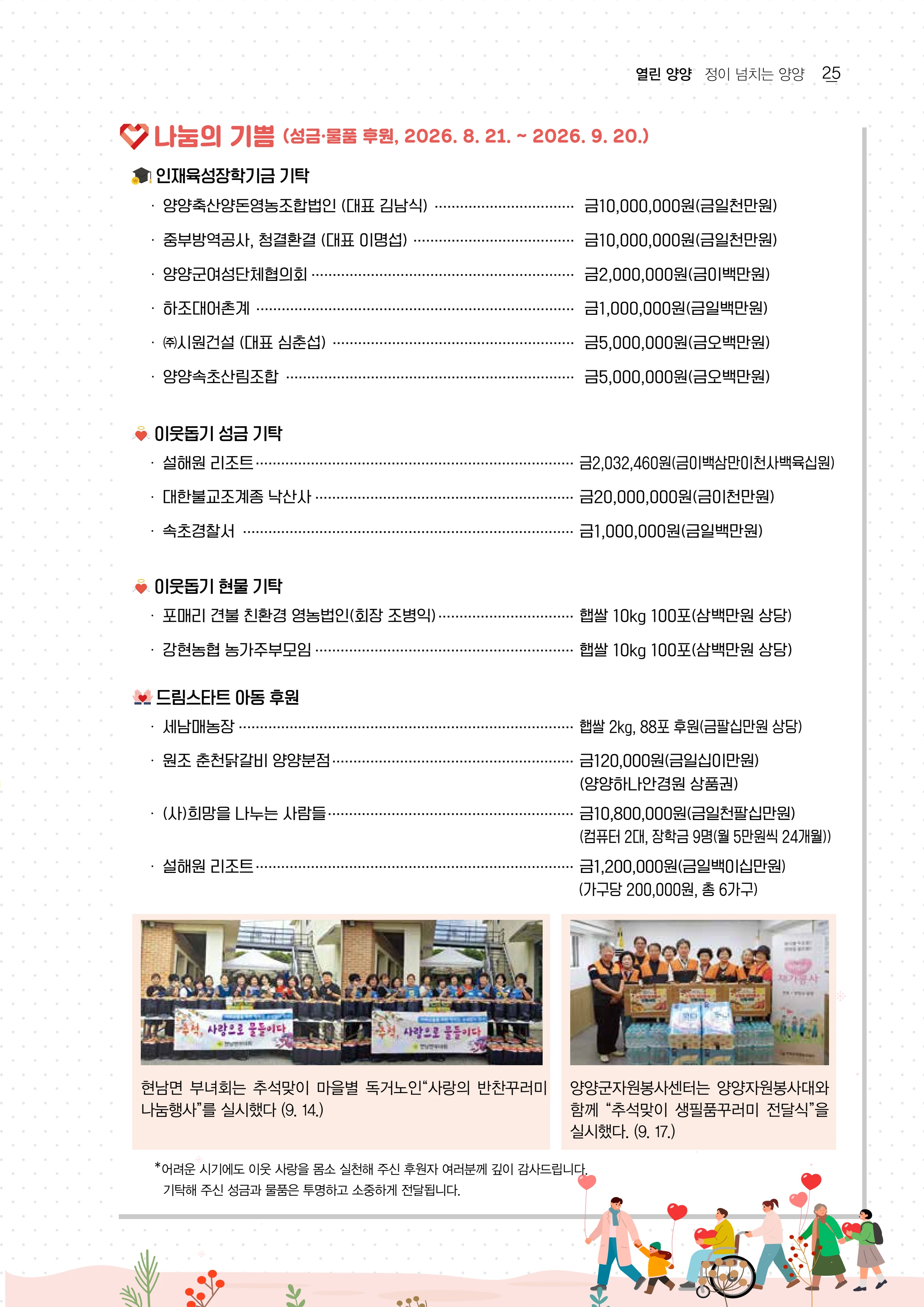 「양양소식」 2026년 10월호 25페이지
